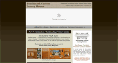 Desktop Screenshot of customluxuryhomes.com